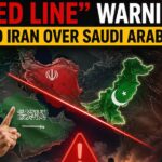 Military flags of Pakistan, Saudi Arabia, and Iran with a strategic map background representing diplomatic tensions