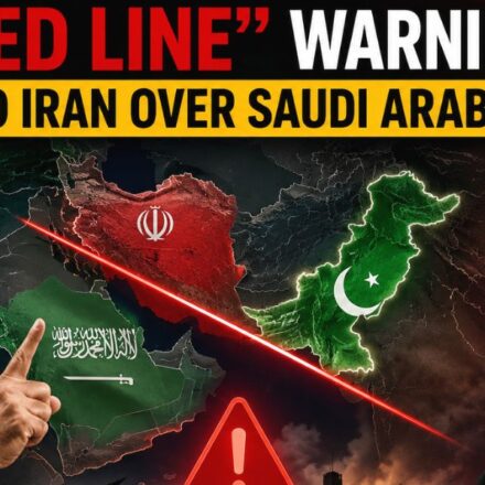 Military flags of Pakistan, Saudi Arabia, and Iran with a strategic map background representing diplomatic tensions